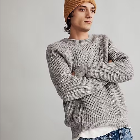 Madewell Other - Madewell Cableknit Fisherman Sweater